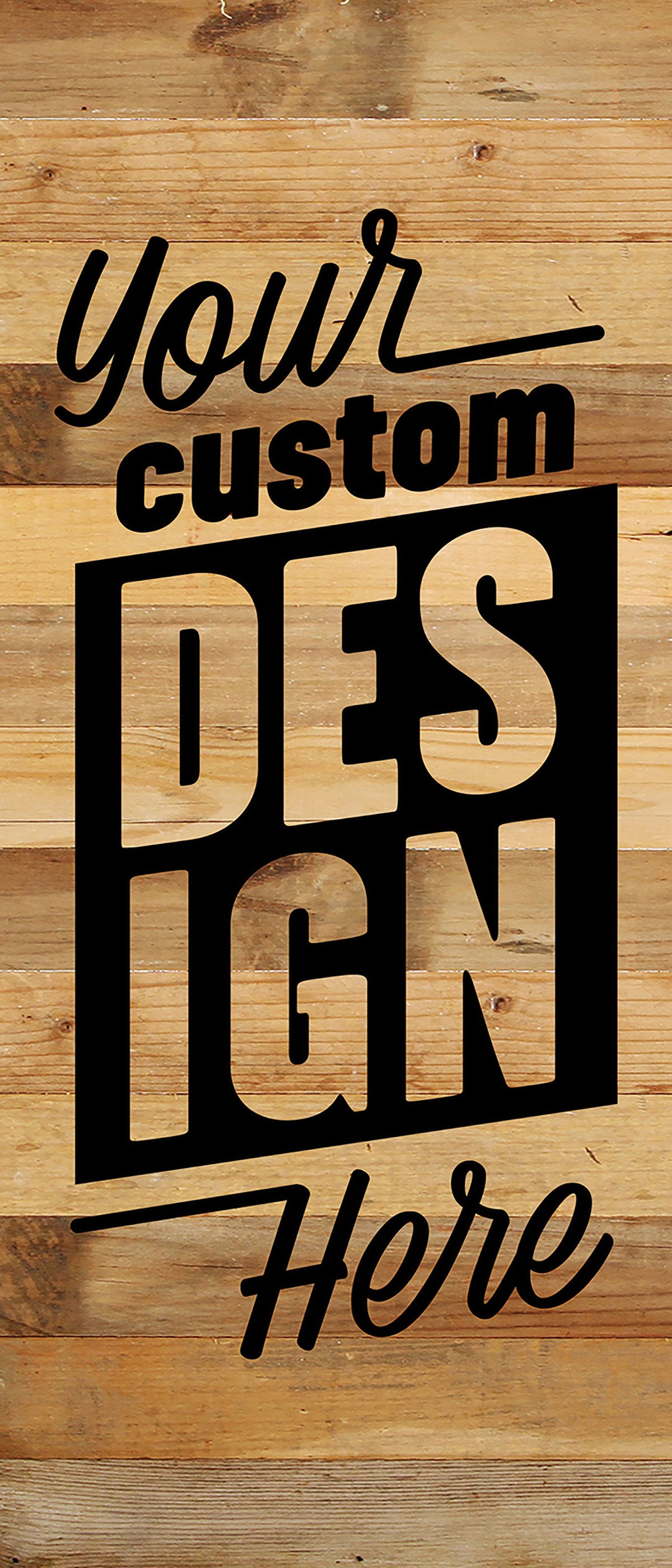 Custom Design / 6x14 Reclaimed Wood Wall Decor