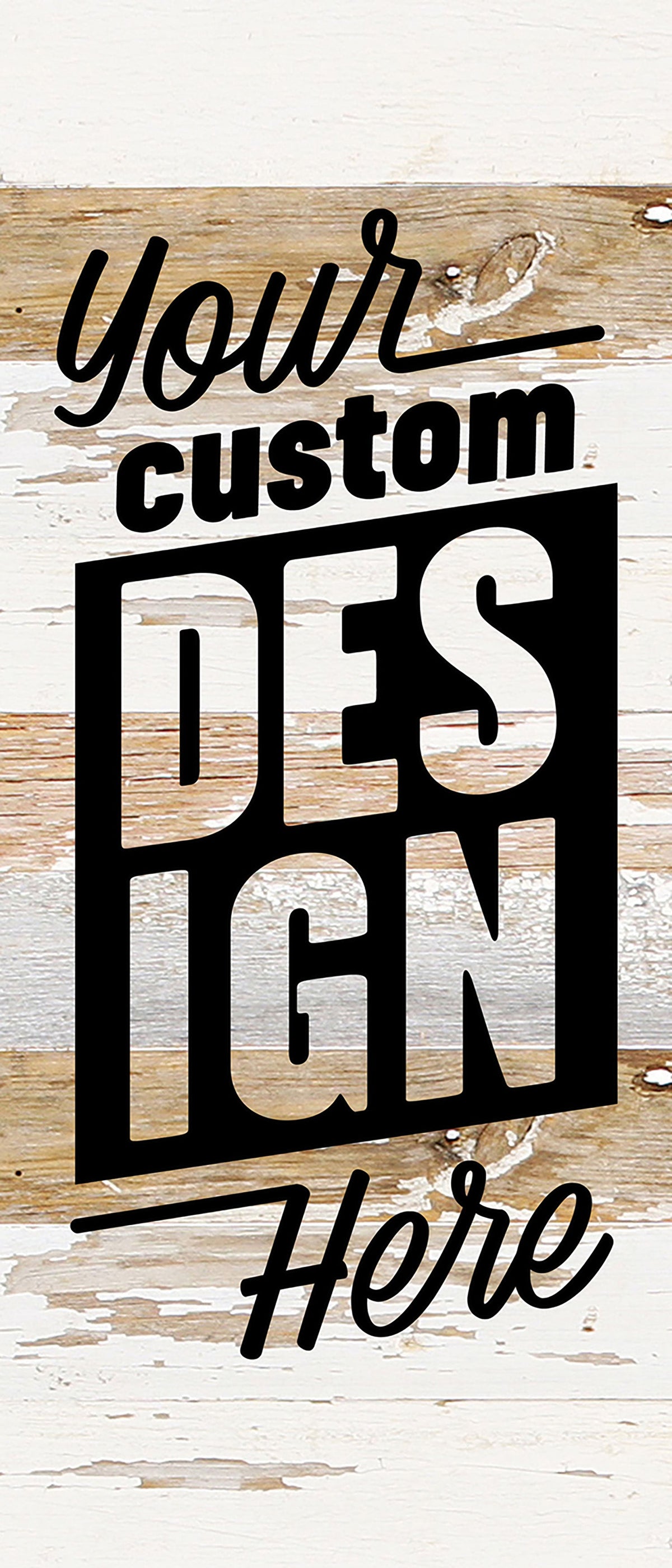 Custom Design / 6x14 Reclaimed Wood Wall Decor