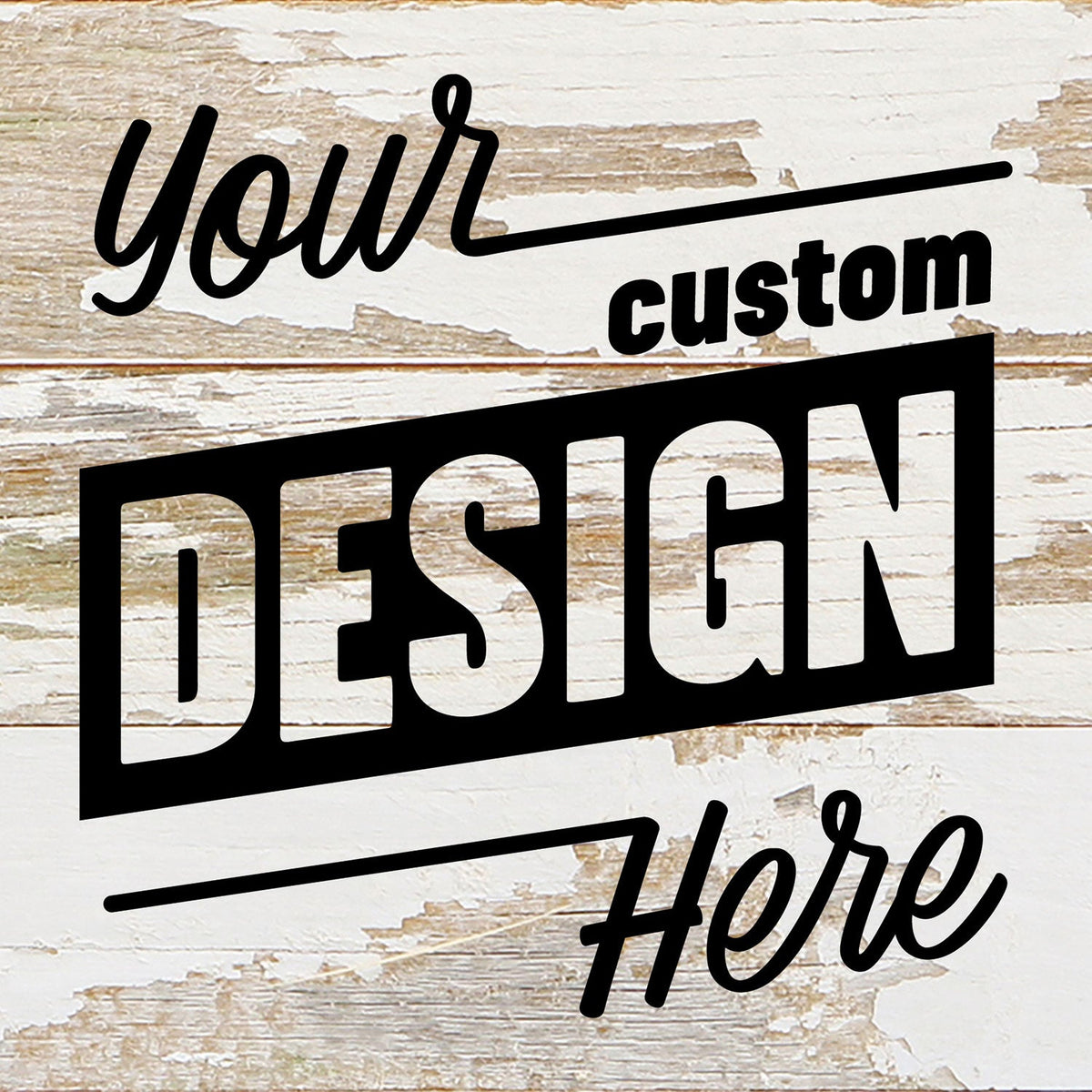 Custom Design / 6x6 Reclaimed Wood Wall Decor