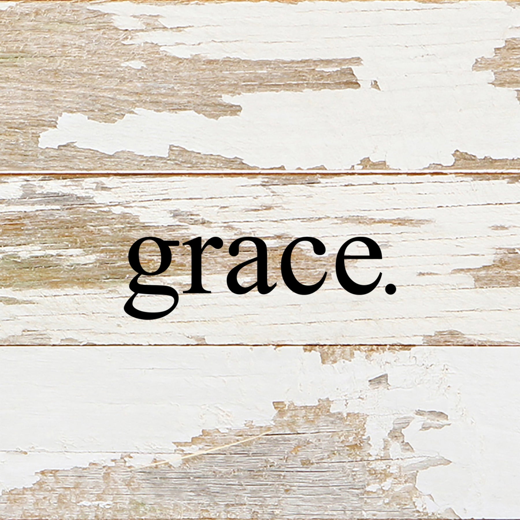Grace. / 6"x6" Reclaimed Wood Sign