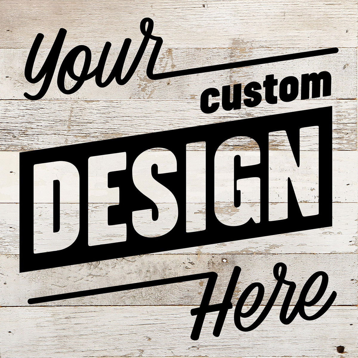 Custom Design / 10x10 Reclaimed Wood Wall Decor