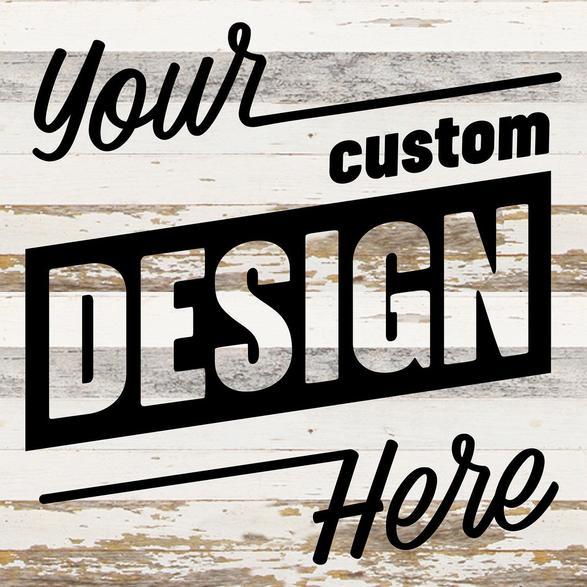 Custom Design / 14x14 Reclaimed Wood Wall Decor