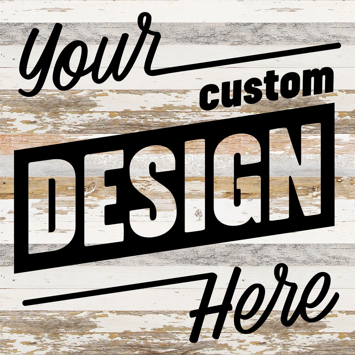 Custom Design / 28x28 Reclaimed Wood Wall Decor