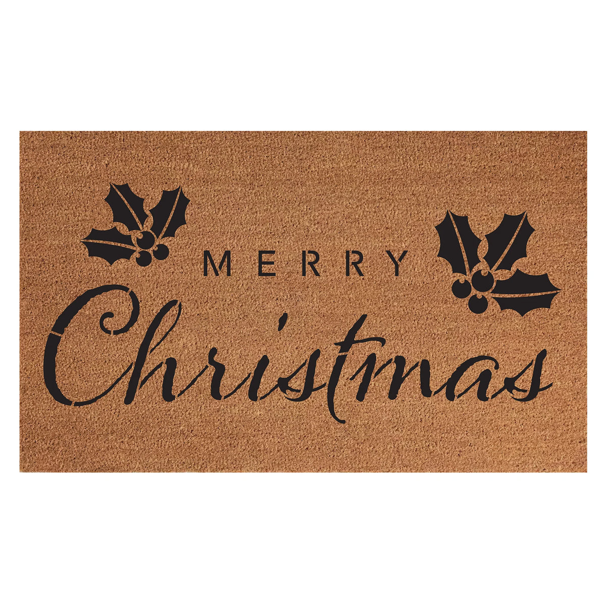 Merry Christmas / 18x30 Indoor/Outdoor Coir Mat