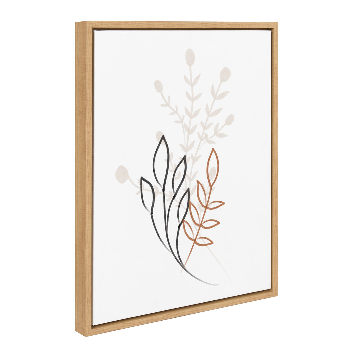 Leaves / 18x24 Framed Canvas