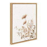 Wildflower art / 18x24 Framed Canvas
