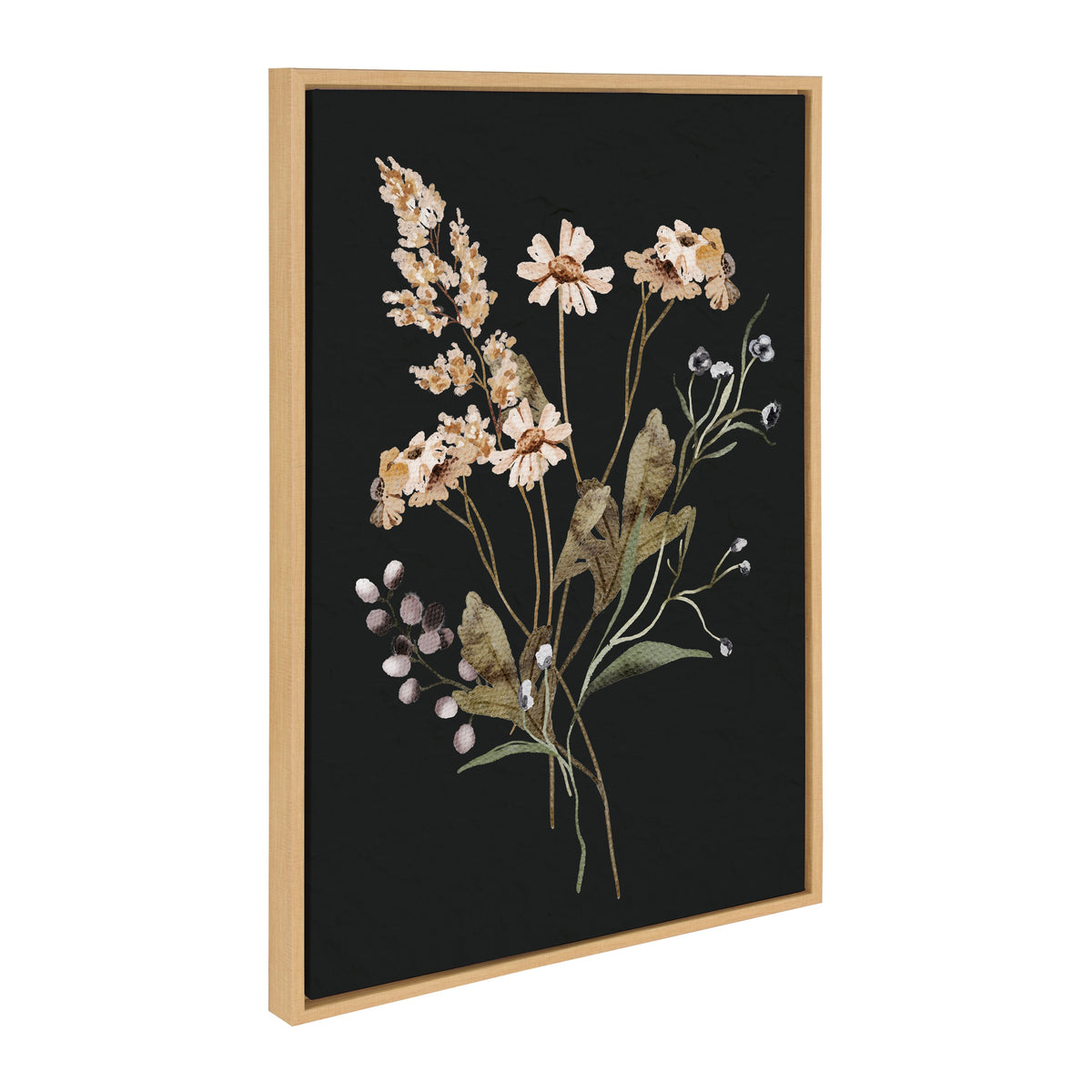 Floral Art / 23x33 Framed Canvas