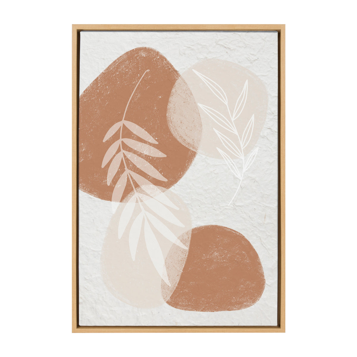 Leaves Art / 23x33 Framed Canvas