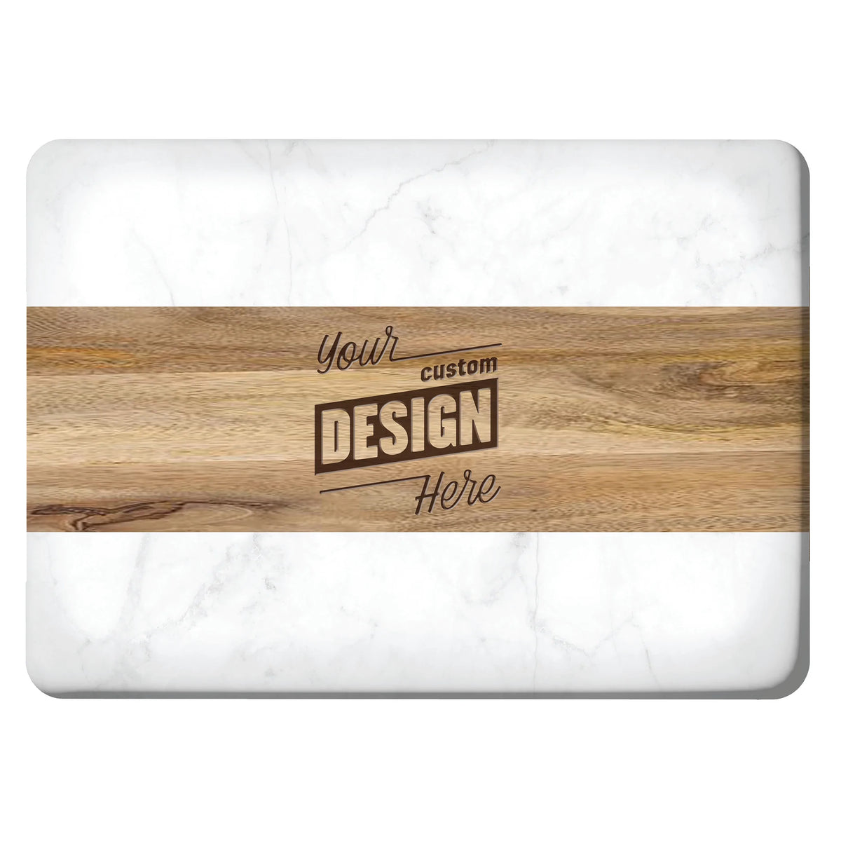 Custom / Marble & Wood Serving Board