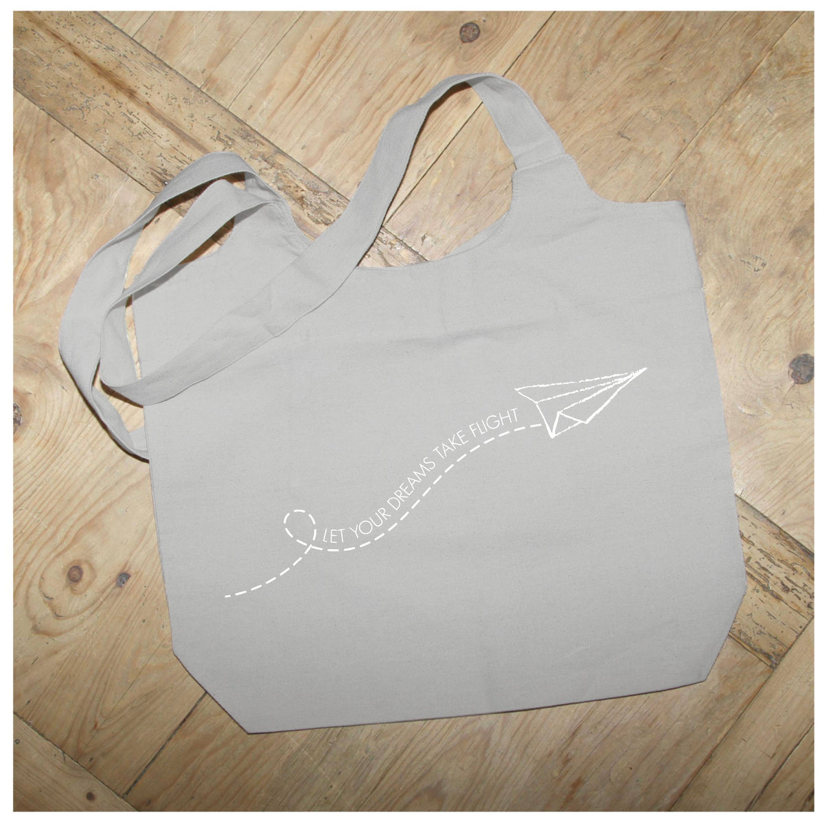 Let your dreams take flight / Natural Tote Bag