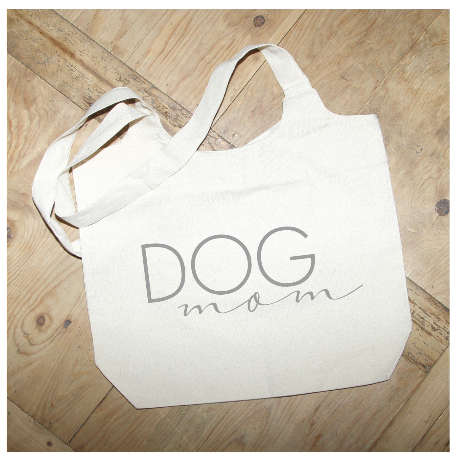 Dog mom / Natural Tote Bag