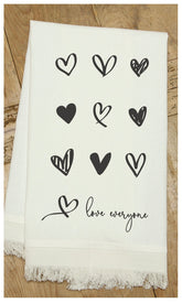 Love everyone / Natural Kitchen Towel