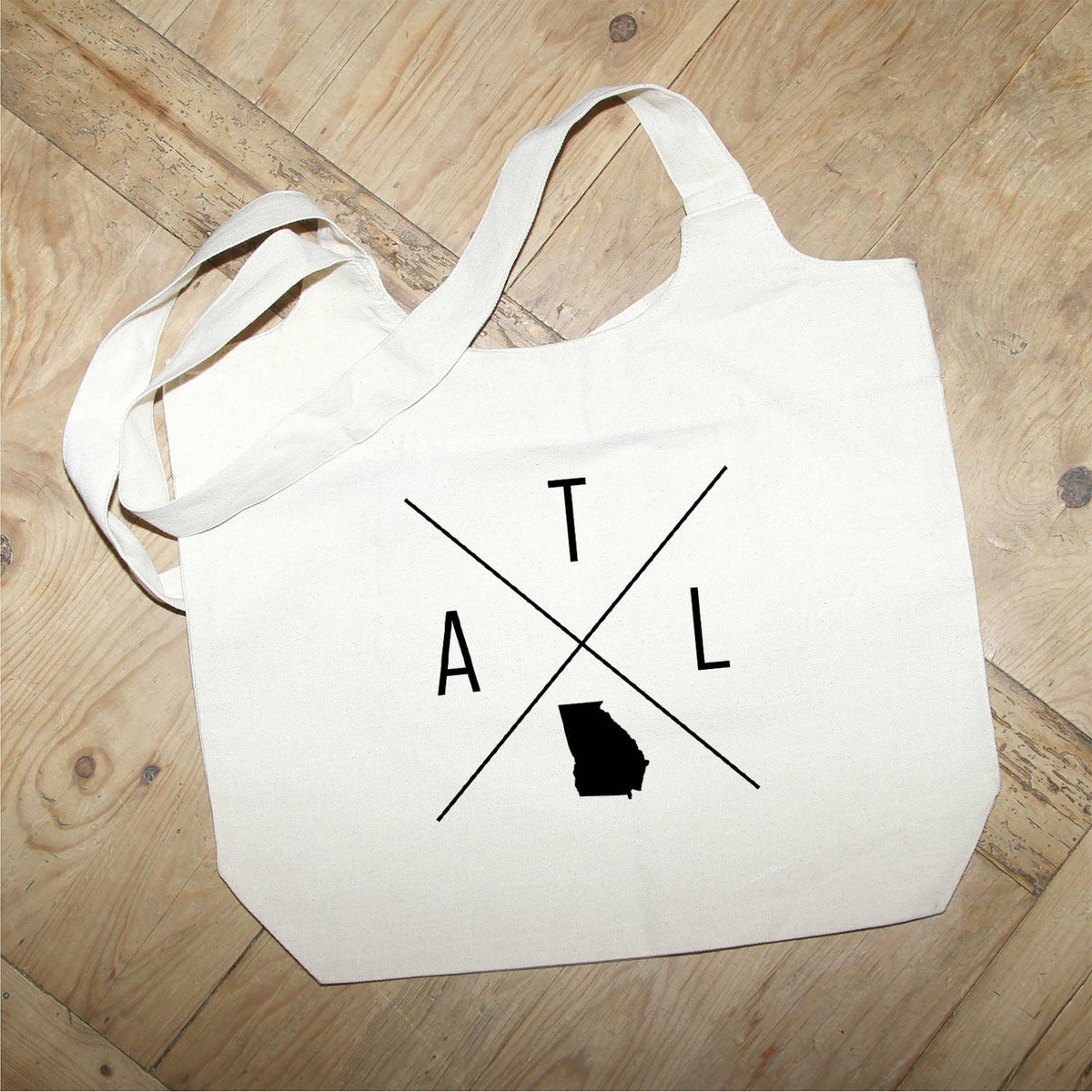 Custom City X / Natural or Grey Tote Bag