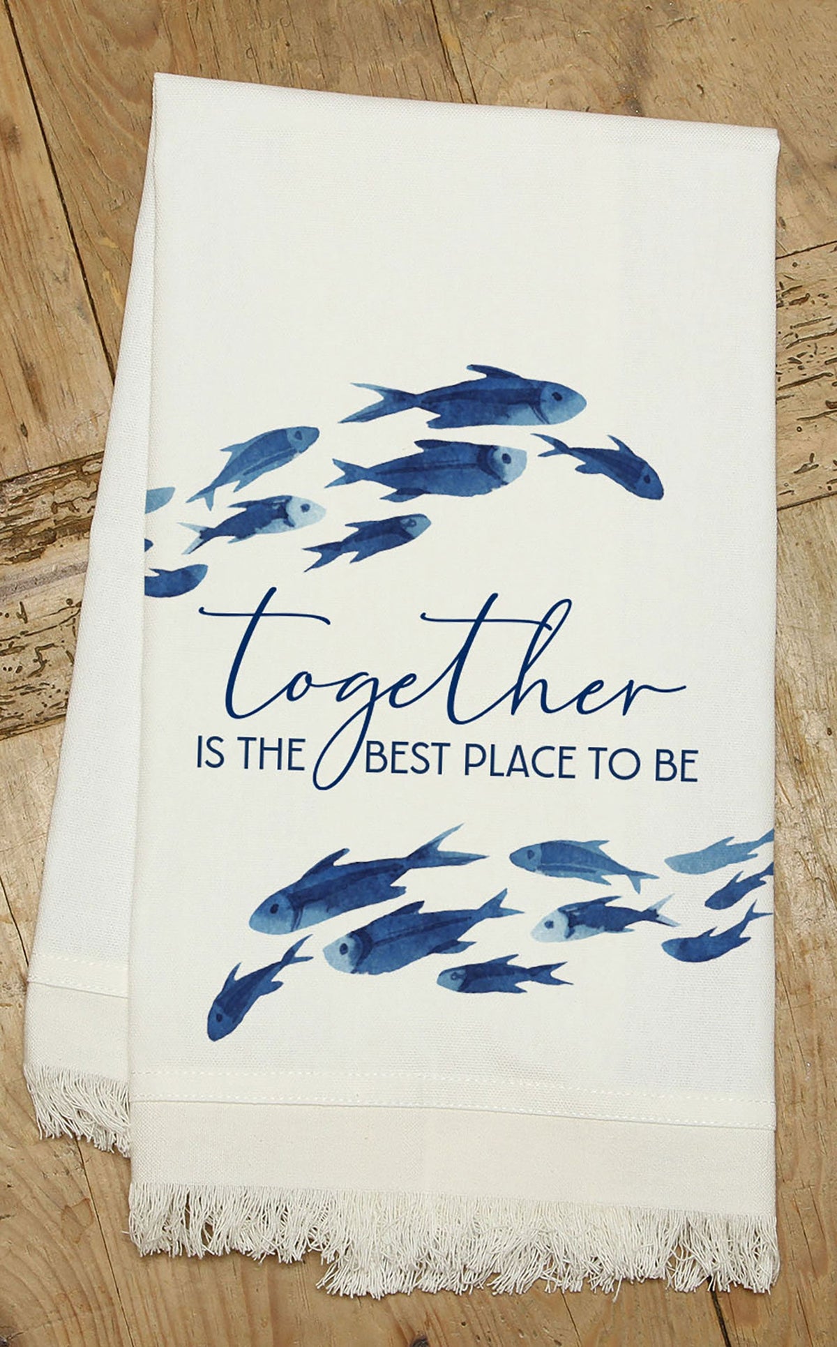 Together is the best place to be / (MS Natural) Kitchen Tea Towel