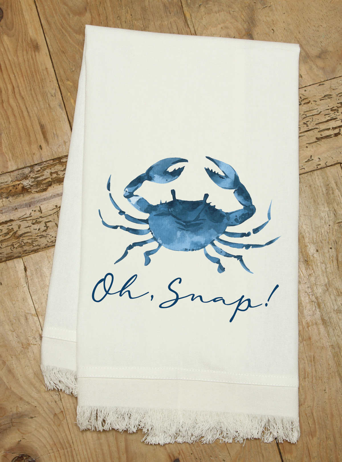 Oh, Snap / Natural Kitchen Towel