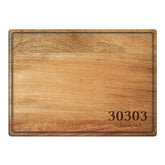 Postal Code / Rectangular Wood Serving Board