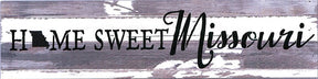 Home Sweet [STATE] / 24x6 Reclaimed Wood Wall Art