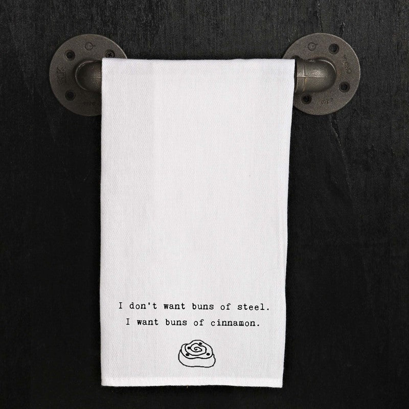 I don't want buns of steel. I want buns of cinnamon.