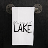 Life is better at the lake.