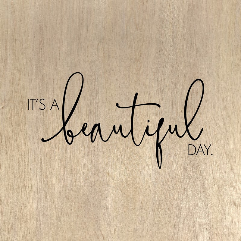 It's a beautiful day, / 28"x28" Wall Art