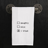 Naughty, nice, I tried (checkboxes)