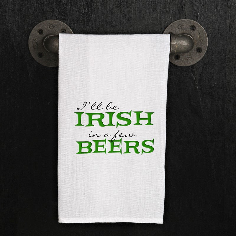 I'll be Irish in a few beers. (SOME GREEN INK)