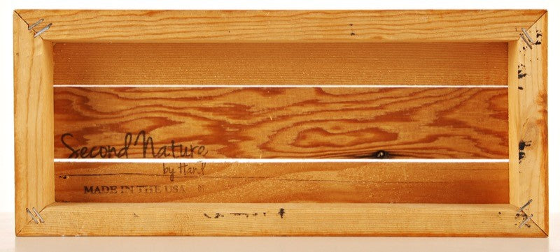 We will be know forever by the tracks we leave behind. / 14"x6" Reclaimed Wood Sign