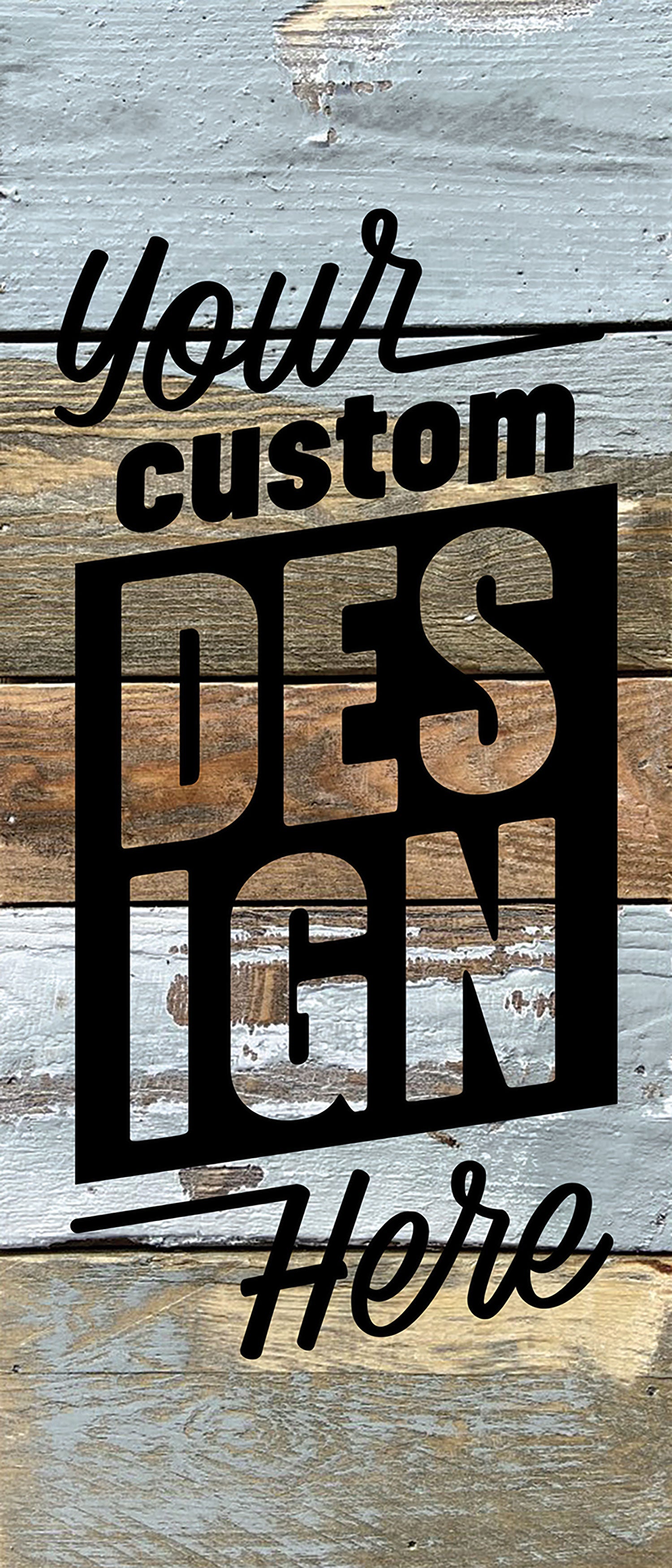 Custom Design / 6x14 Reclaimed Wood Wall Decor