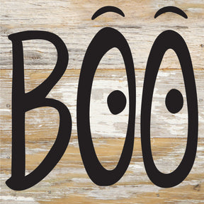 Boo / 6x6 Reclaimed Wood Sign