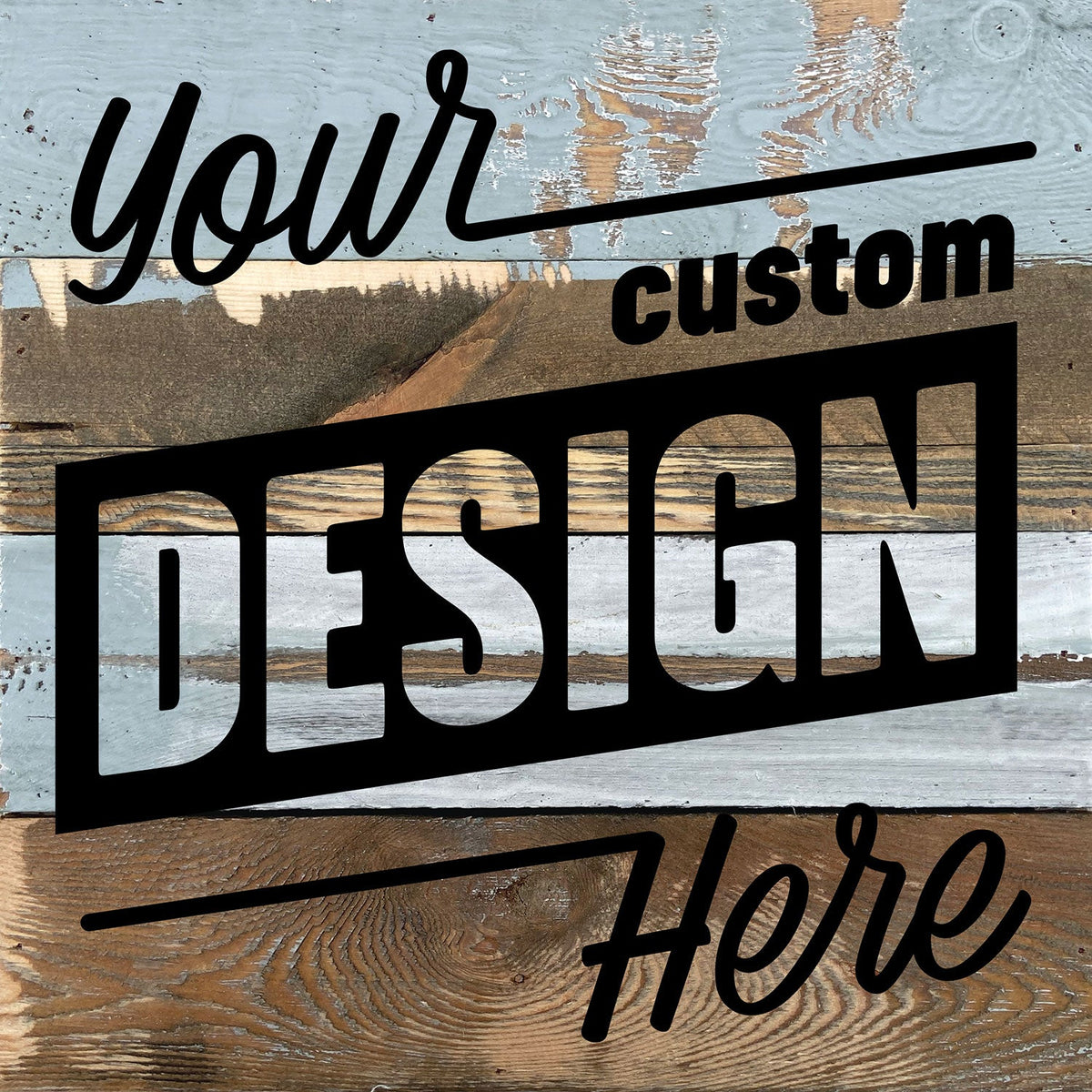 Custom Design / 12x12 Reclaimed Wood Wall Decor