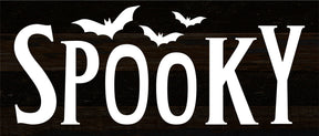 Spooky / 14x6 Reclaimed Wood Sign
