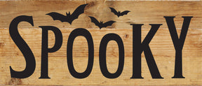 Spooky / 14x6 Reclaimed Wood Sign