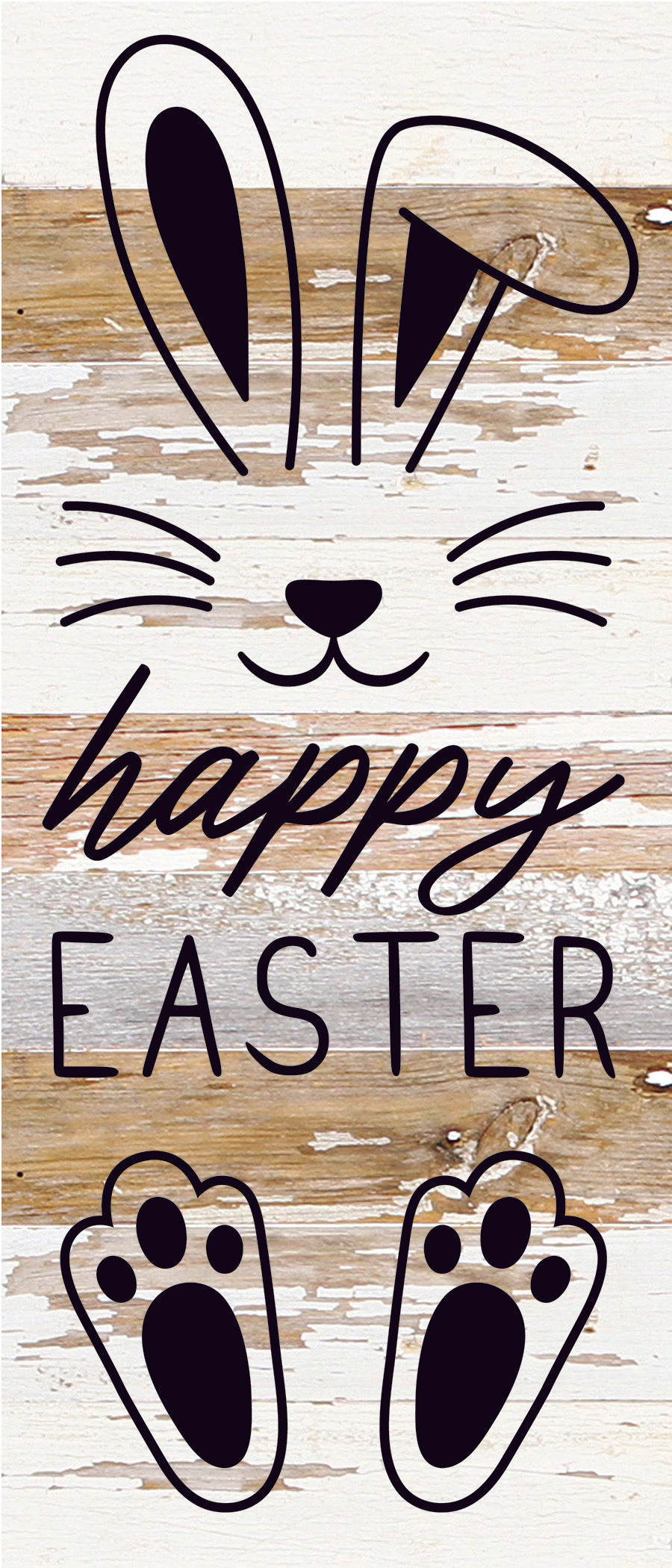 Happy Easter / 6x14 Reclaimed Wood Sign