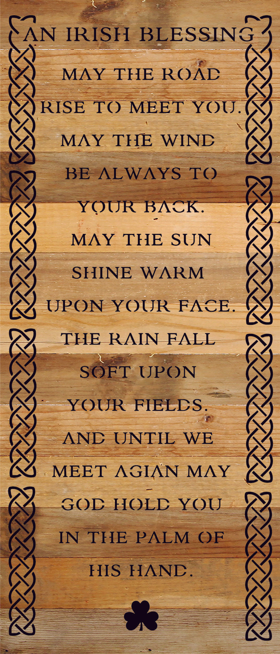 An Irish Blessing / 14x6 Reclaimed Wood Sign
