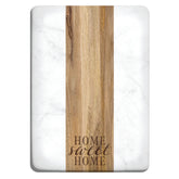 Home Sweet Home / Marble & Wood Serving Board