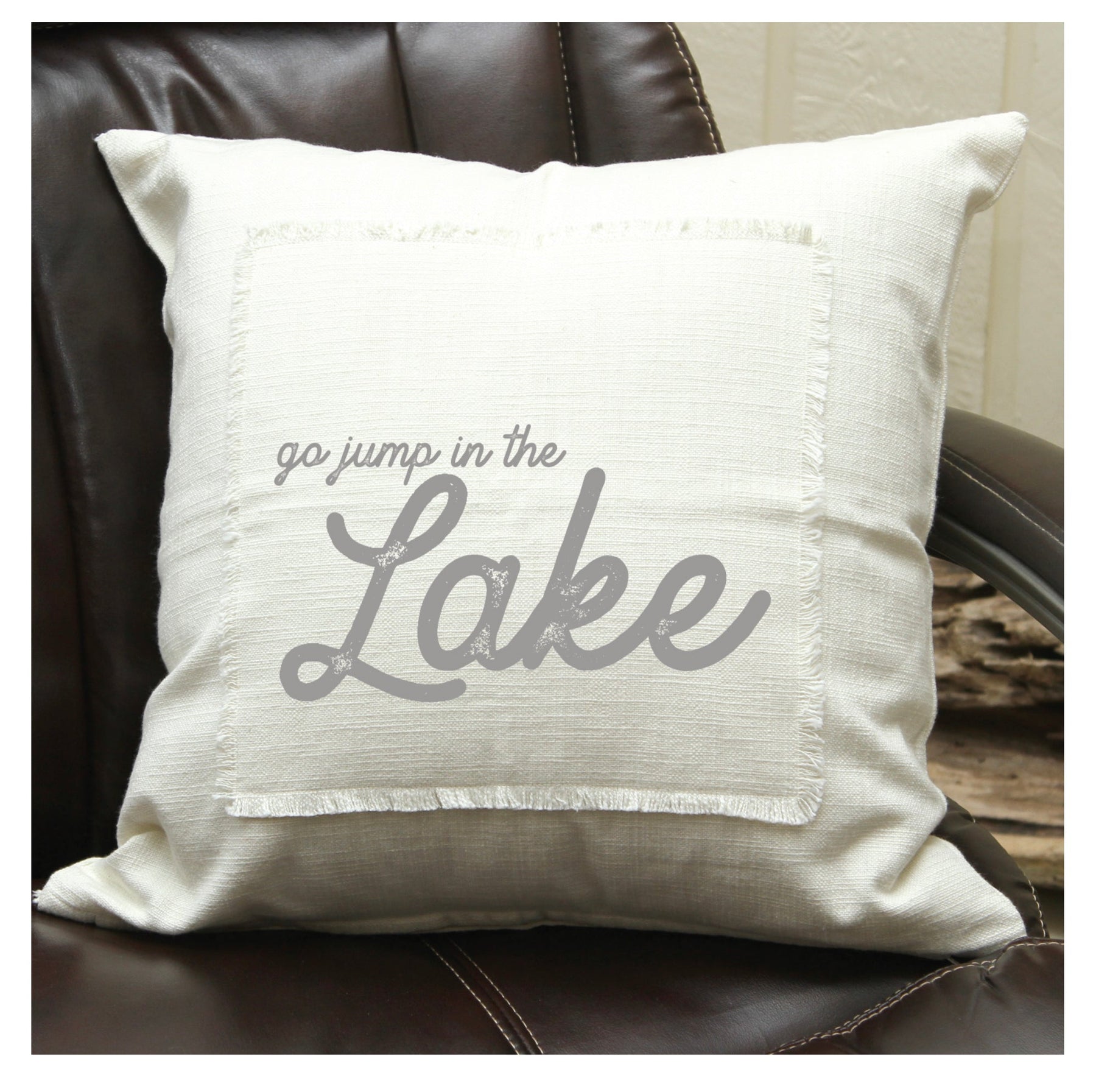 Go jump in the lake Pillow