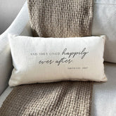 And they lived happily ever after [CUSTOM] / (MS Natural) Lumbar Pillow Cover