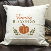 Family Blessings Pillow Cover