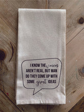 I know the voices aren't real but man do they come up with some great ideas / Kitchen Towel