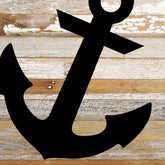Anchor Graphic / 10"x10" Reclaimed Wood Sign