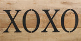 XOXO / 14"x6" Reclaimed Wood Sign