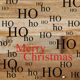 Ho, ho, ho, ho, Merry Christmas / 10"x10" Reclaimed Wood Sign